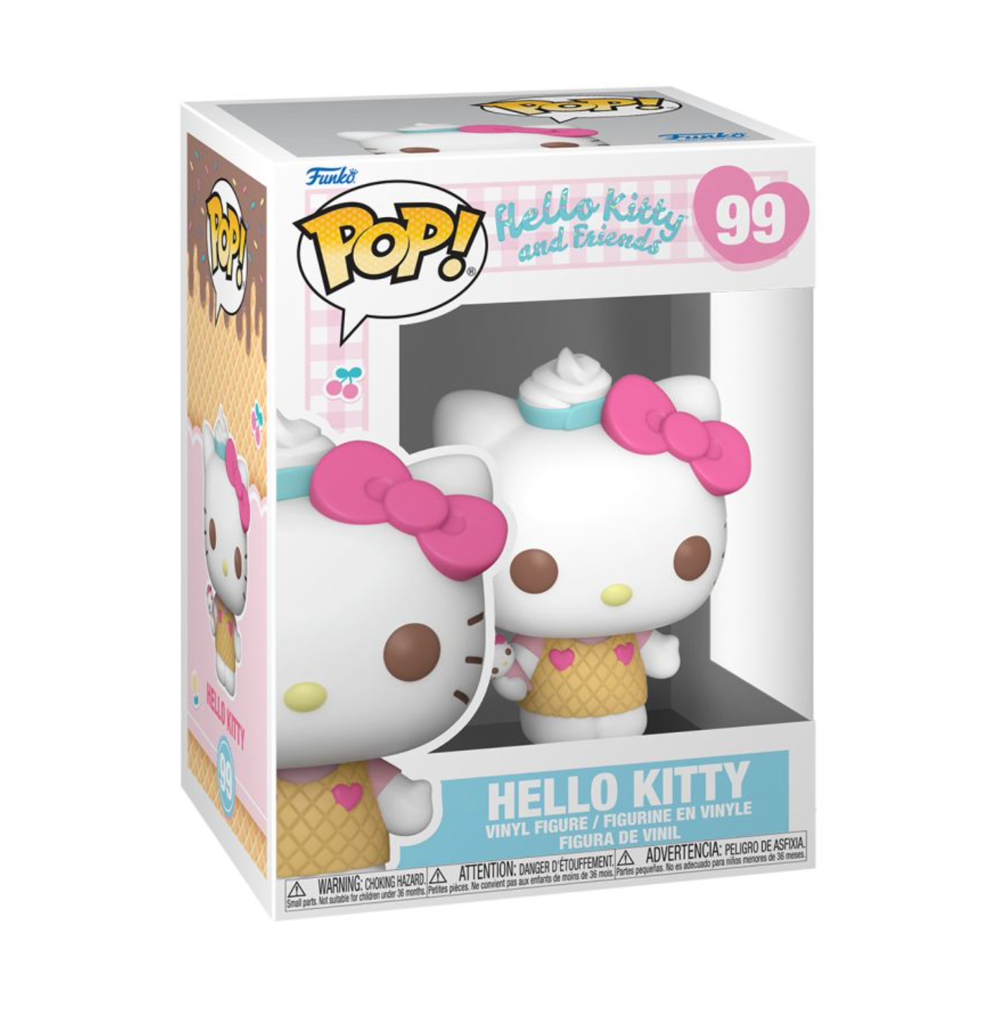 Hello Kitty - Hello Kitty (Ice-cream Cone) Pop! Vinyl