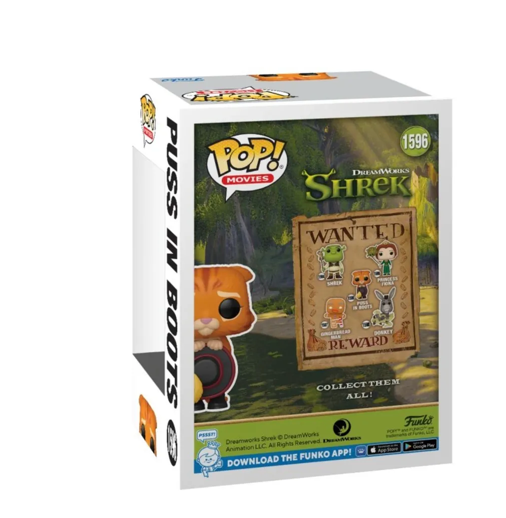 Shrek - Puss in Boots Pop! Vinyl Buy 2 Get 1 Free