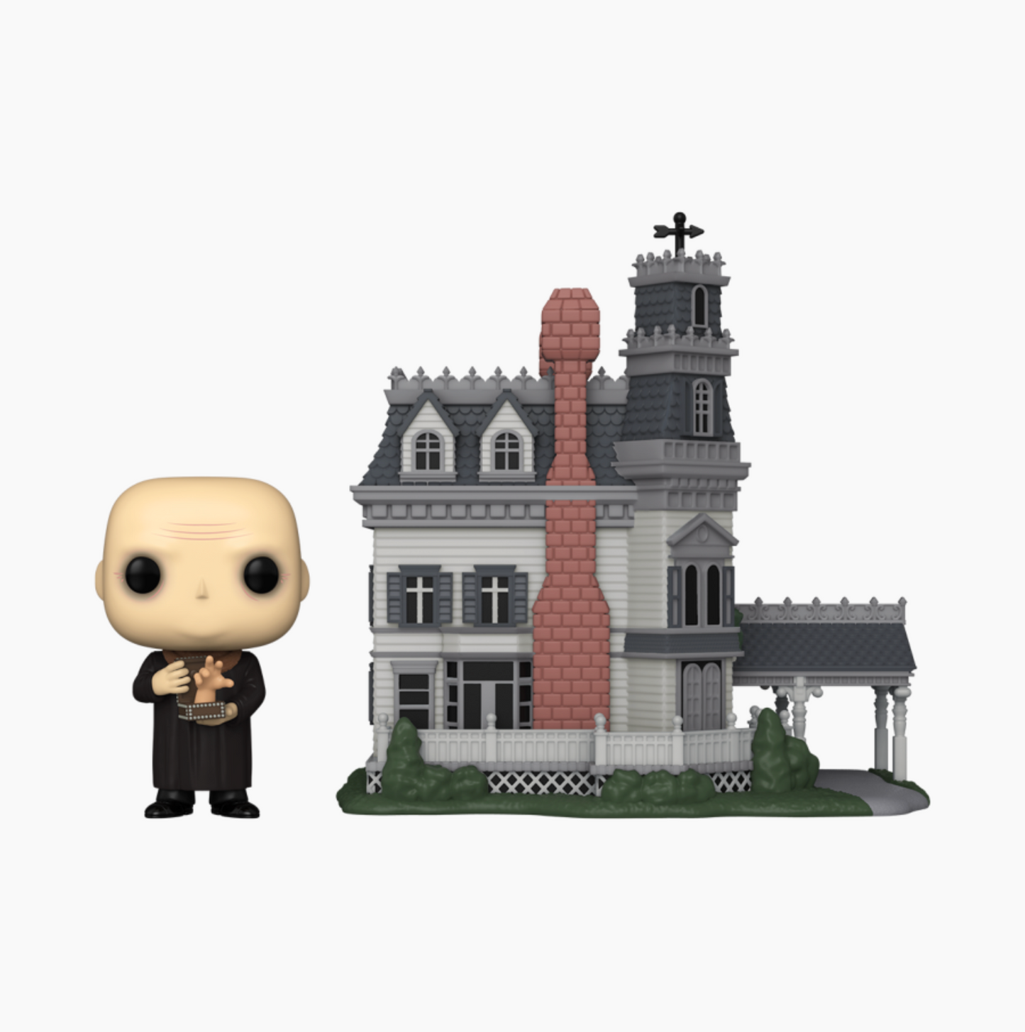 Addams Family (TV) - Fester with Addams Family Mansion Pop! Town
