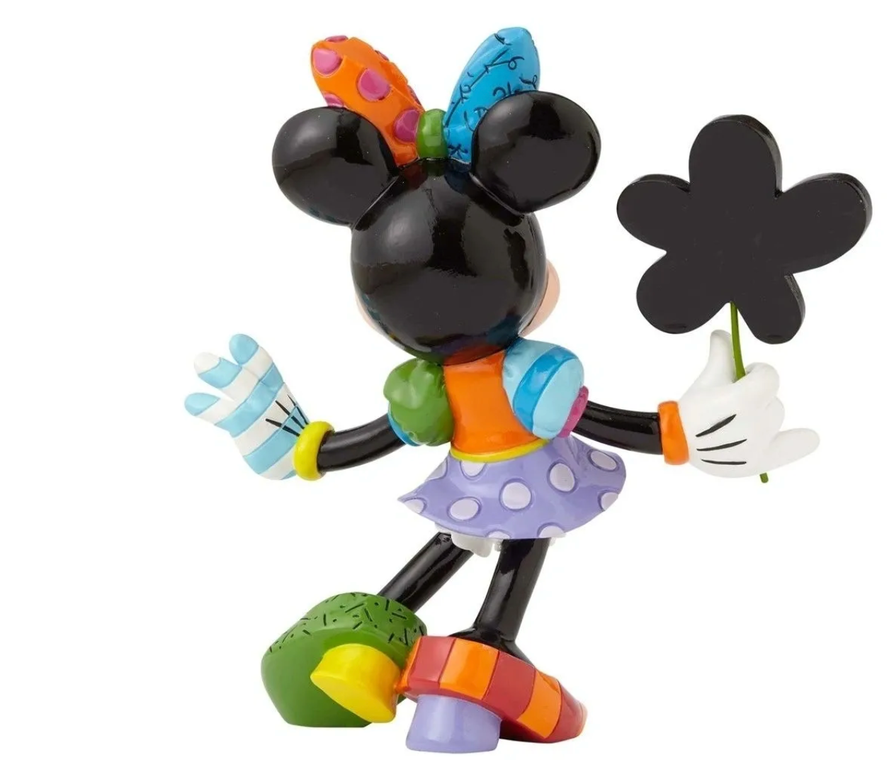 DISNEY BRITTO MINNIE MOUSE WITH FLOWERS FIGURINE - LARGE