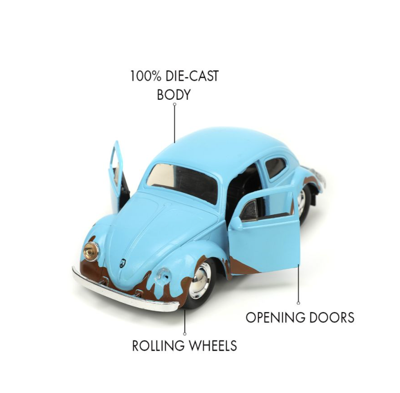 Lilo & Stitch - VW Beetle 1:32 Scale Diecast Vehicle