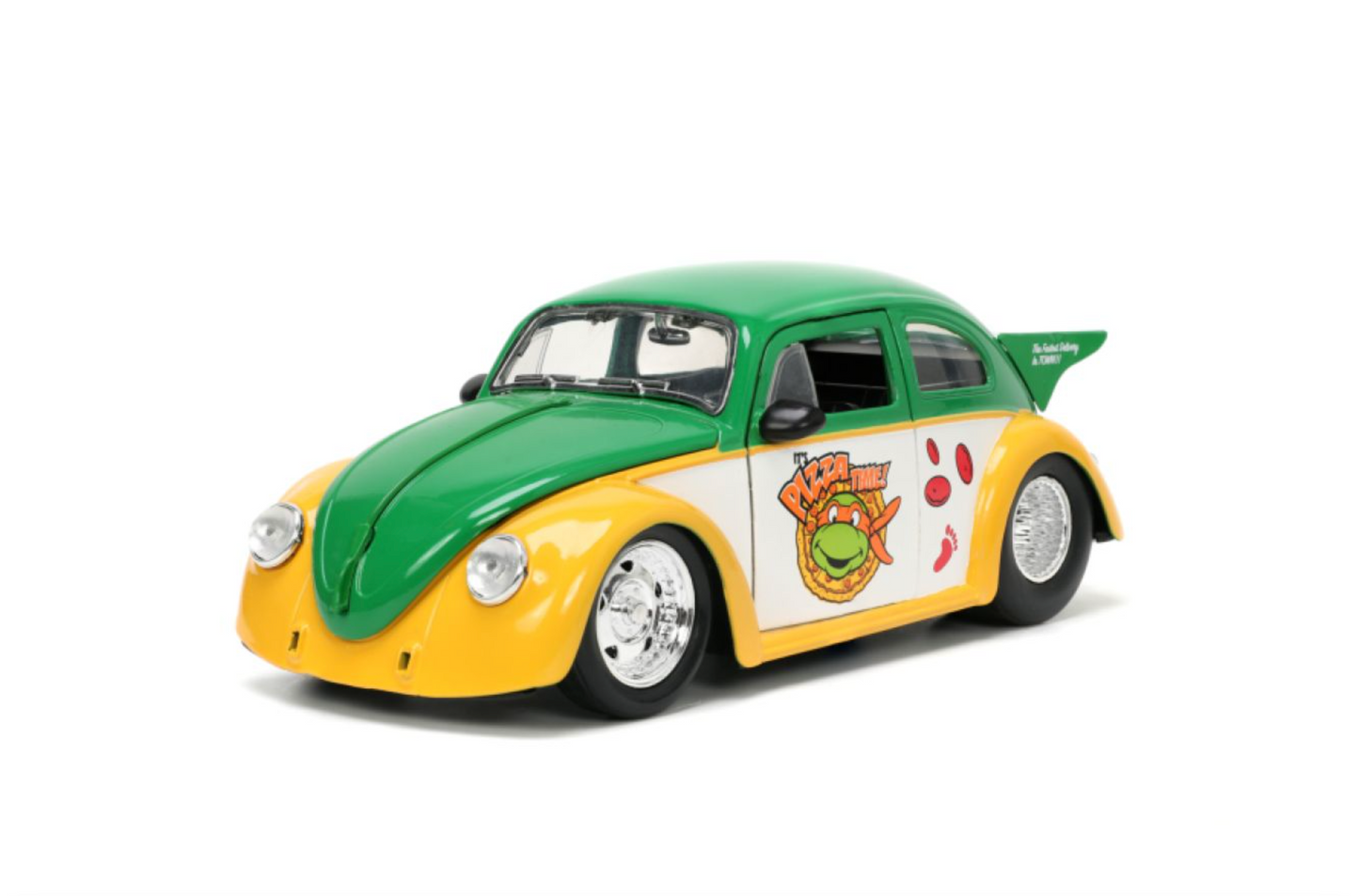 Teenage Mutant Ninja Turtles (TV 1987) - VW Beetle with Michelangelo 1:24 Scale