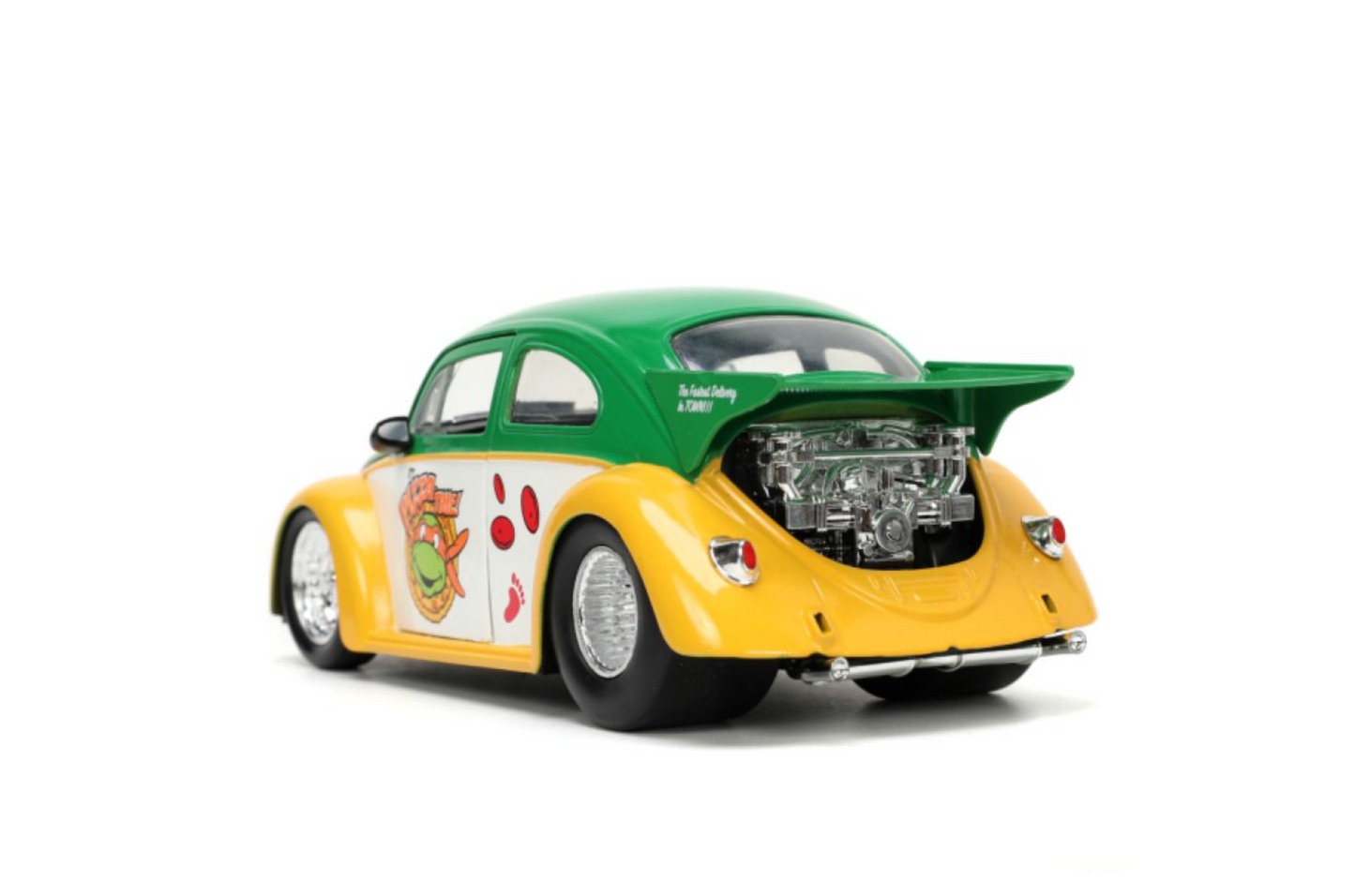 Teenage Mutant Ninja Turtles (TV 1987) - VW Beetle with Michelangelo 1:24 Scale