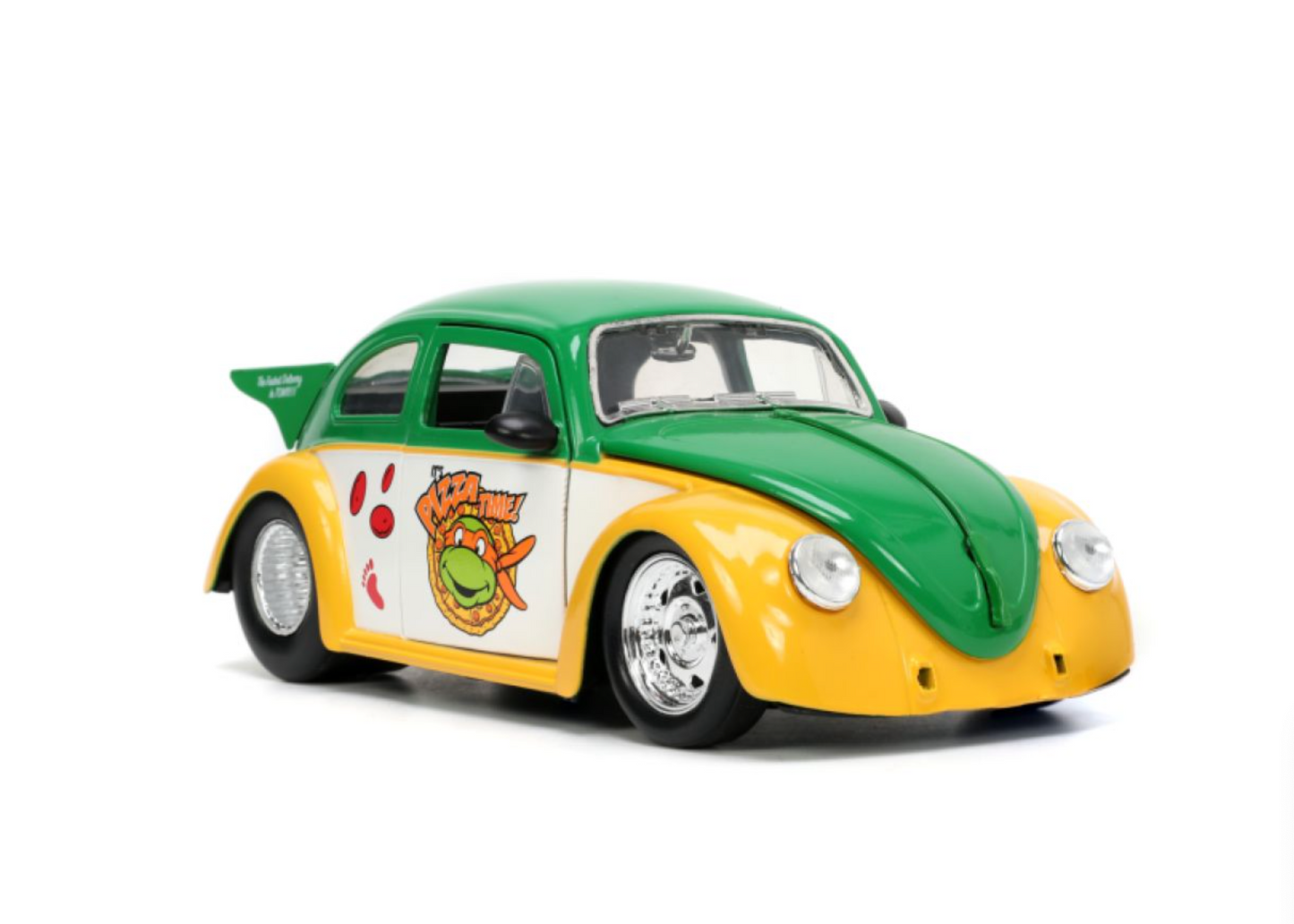 Teenage Mutant Ninja Turtles (TV 1987) - VW Beetle with Michelangelo 1:24 Scale