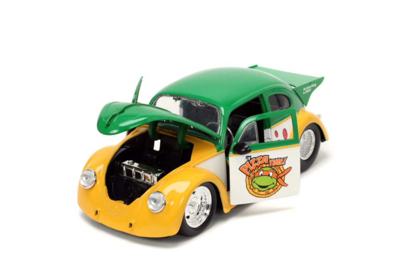 Teenage Mutant Ninja Turtles (TV 1987) - VW Beetle with Michelangelo 1:24 Scale