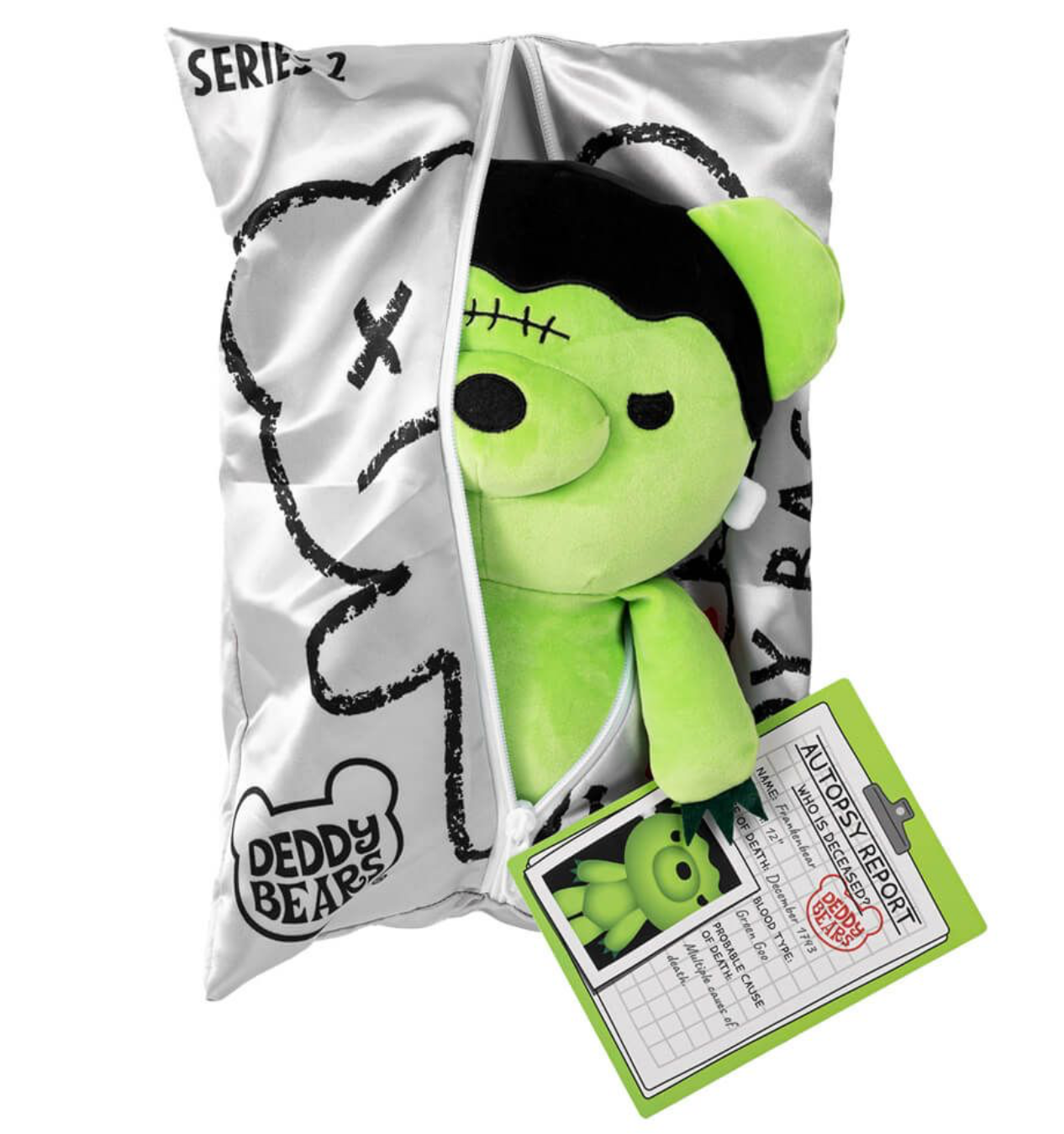 DEDDY BEARS SERIES 2 PLUSH IN BAG - FRANKENBEAR
