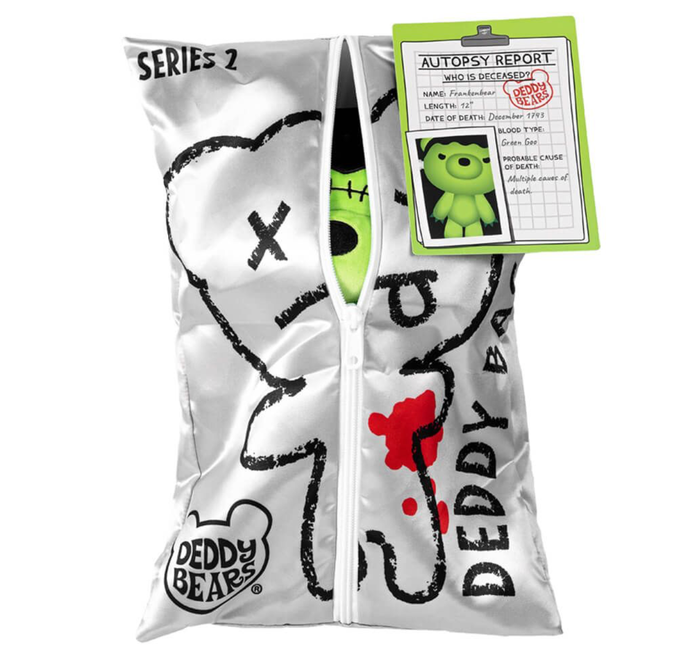 DEDDY BEARS SERIES 2 PLUSH IN BAG - FRANKENBEAR