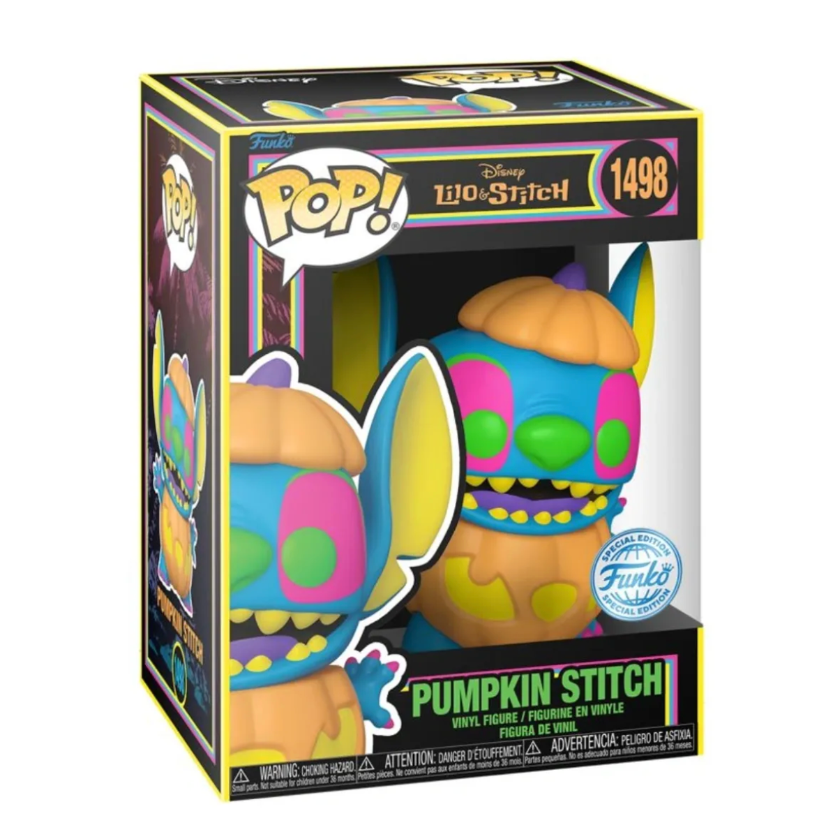 Lilo & Stitch - Pumpkin Stitch Pop! Vinyl