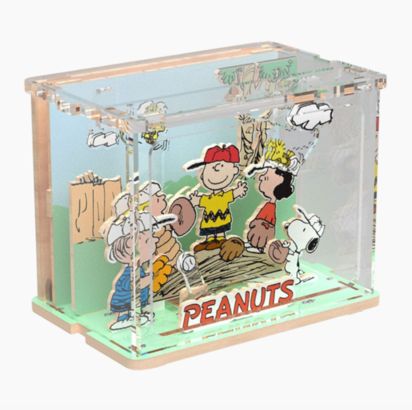Peanuts - Snoopy Baseball Time DIY Mini Scene (47 Pcs) PRE-ORDER