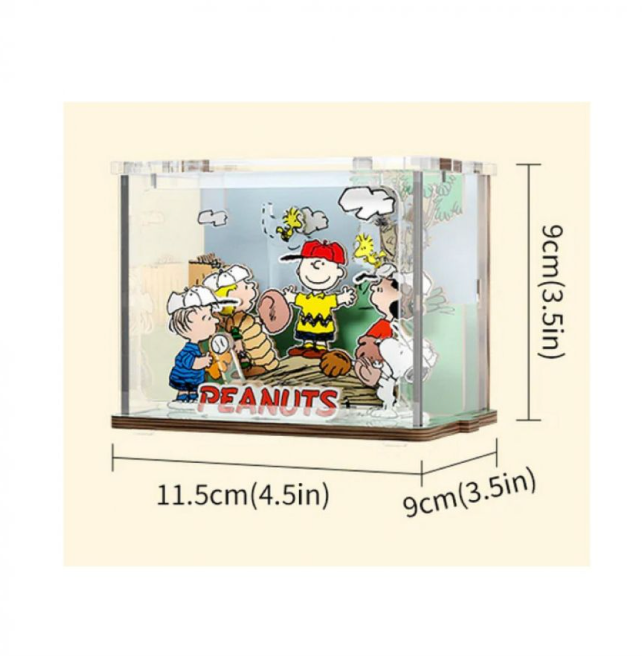 Peanuts - Snoopy Baseball Time DIY Mini Scene (47 Pcs) PRE-ORDER