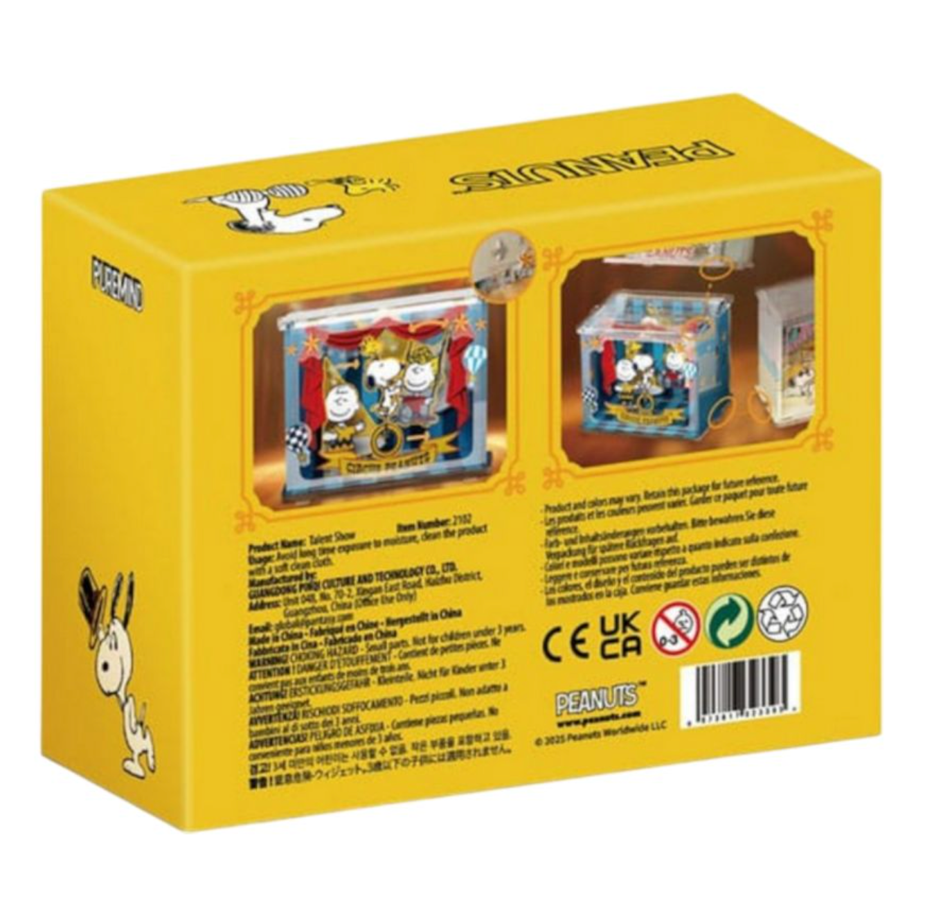 Peanuts - Snoopy Talent Show DIY Mini Scene (48 Pcs) Pre-Order