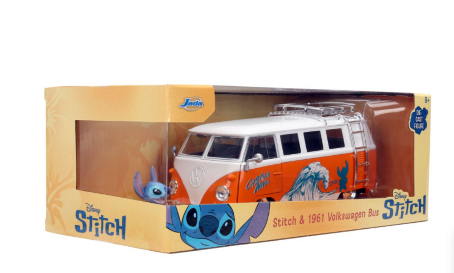 Lilo & Stitch - VW Bus 1:24 Scale Diecast Vehicle with Figure