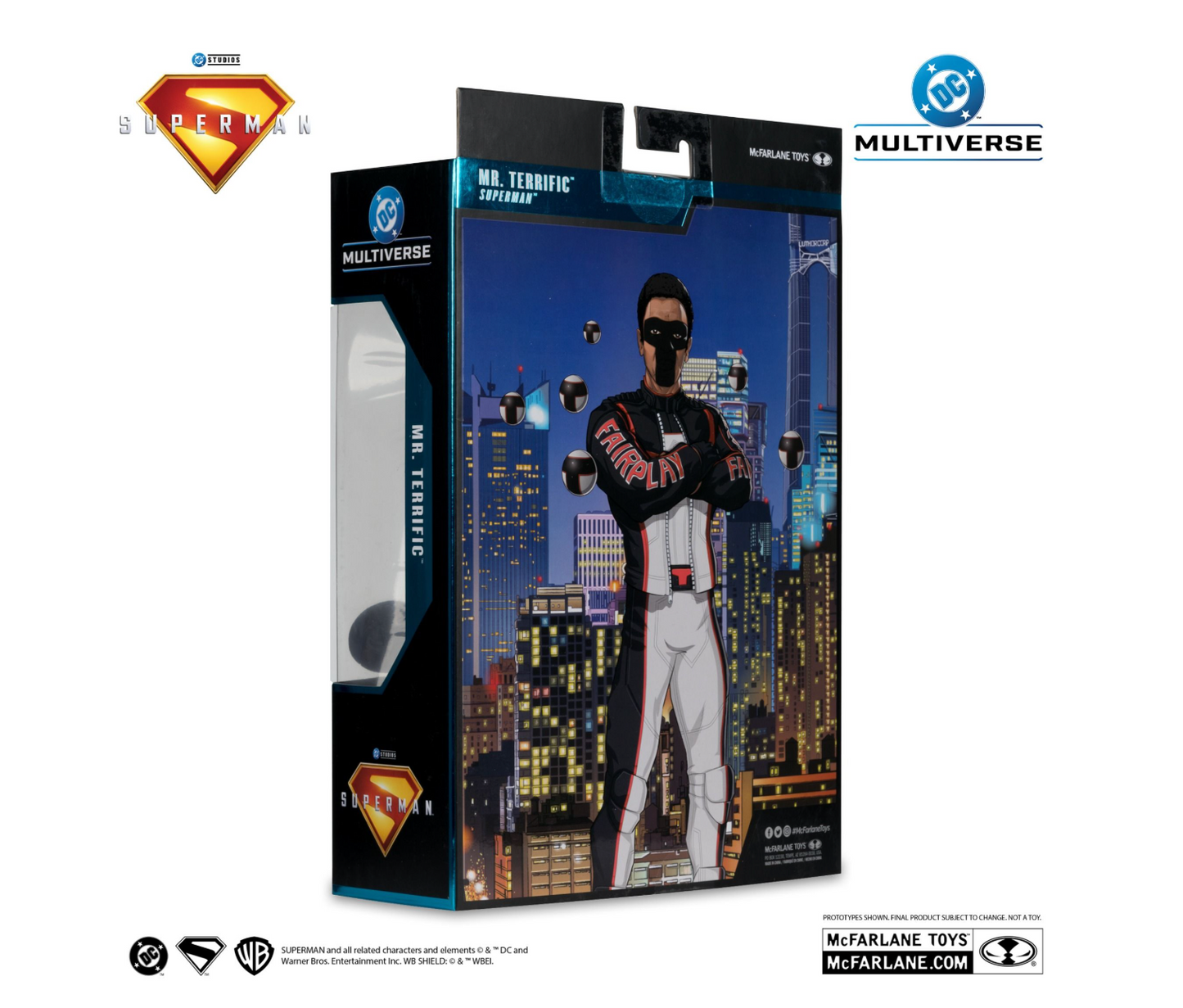 DC Multiverse Superman (2025) Mr Terrific Deluxe Theatrical Red Platinum Edition 7" Action Figure