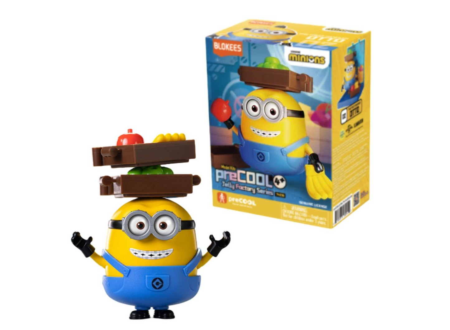 Blokees PreCOOL Jolly Factory Series Minions Otto the Fruit Handler Model Kit