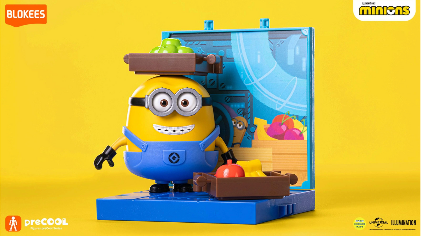 Blokees PreCOOL Jolly Factory Series Minions Otto the Fruit Handler Model Kit