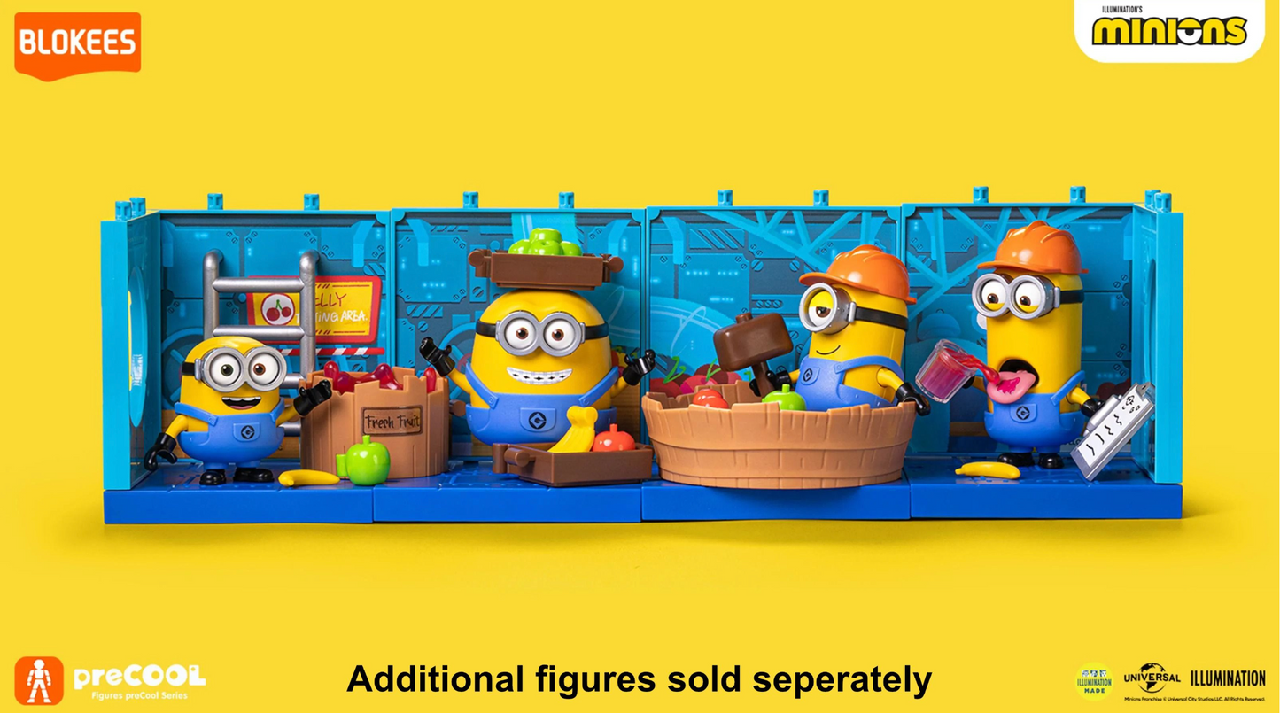 Blokees PreCOOL Jolly Factory Series Minions Otto the Fruit Handler Model Kit