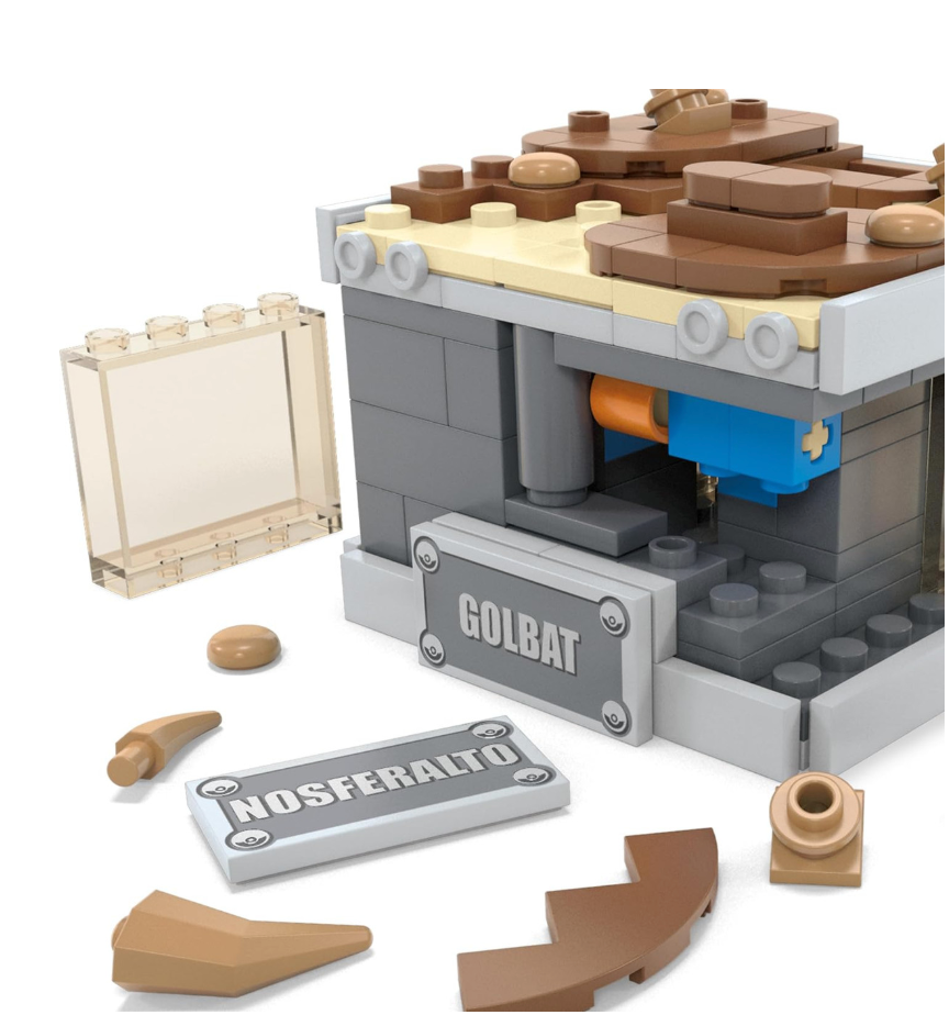Pokemon - Mini Motion Golbat Mega Construx Building Block Construction Set (318 Pieces)