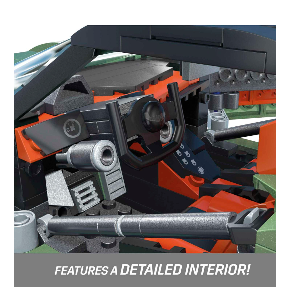 Mega Hot Wheels Aston Martin Vulcan Vehicle Building Kit