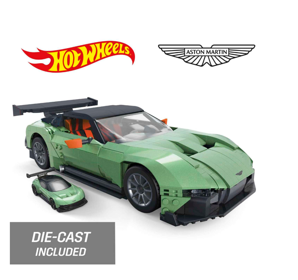 Mega Hot Wheels Aston Martin Vulcan Vehicle Building Kit