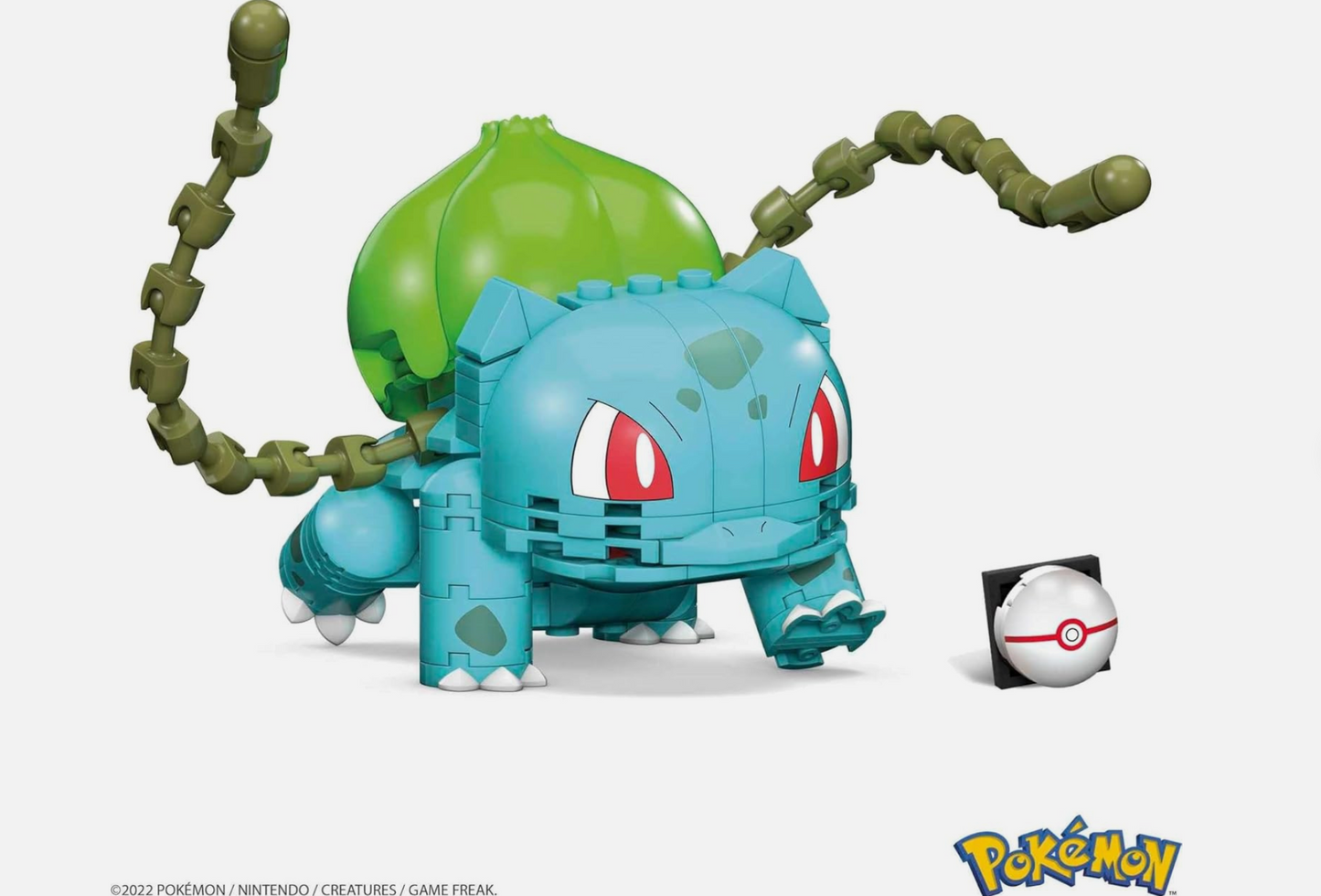Pokemon -Bulbasaur Build & Show Mega Contrux Construction Set (215 Pieces) (Copy) (Copy)