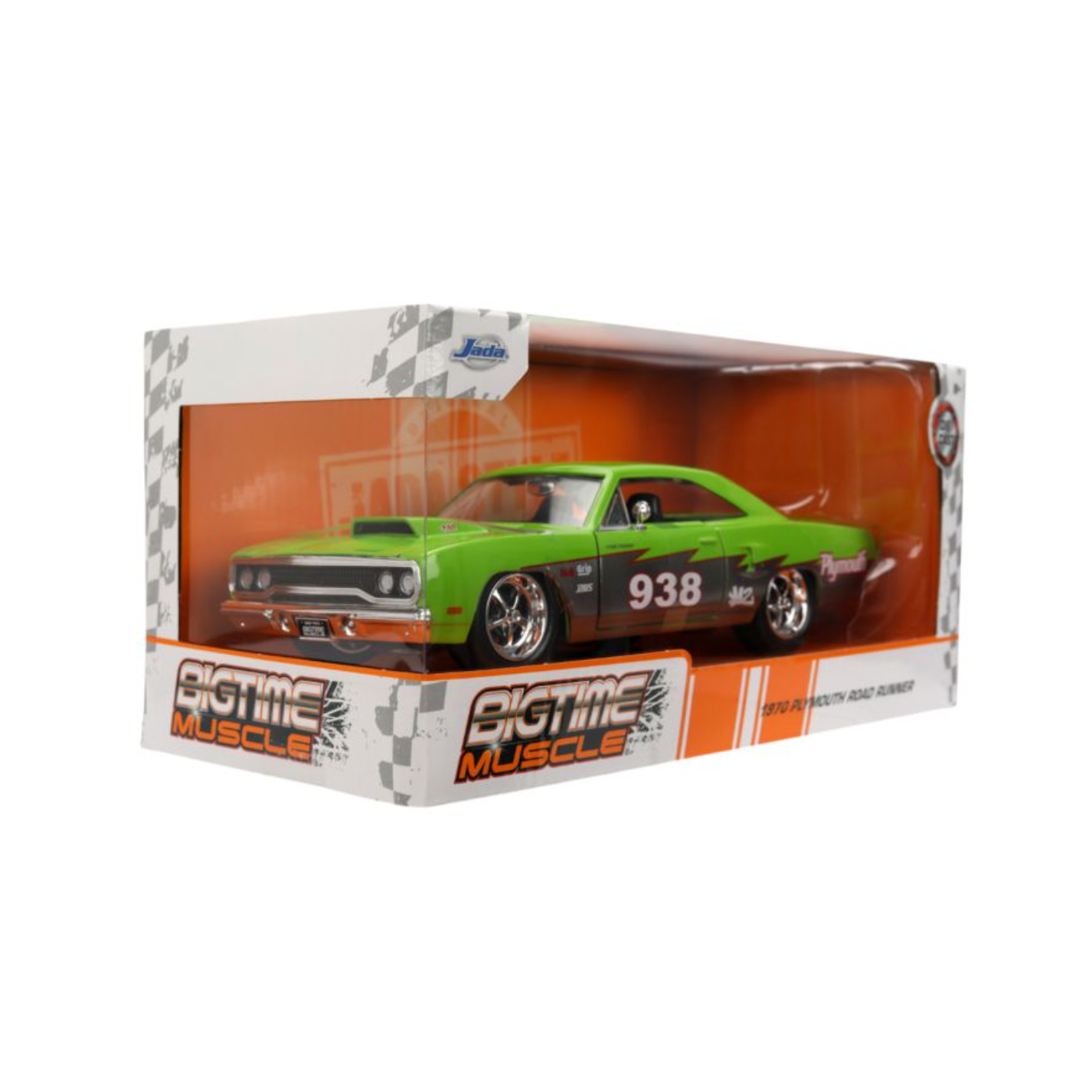 Big Time Muscle - 1970 Plymouth Road Runner 1:24 Scale Diecast Vehicle