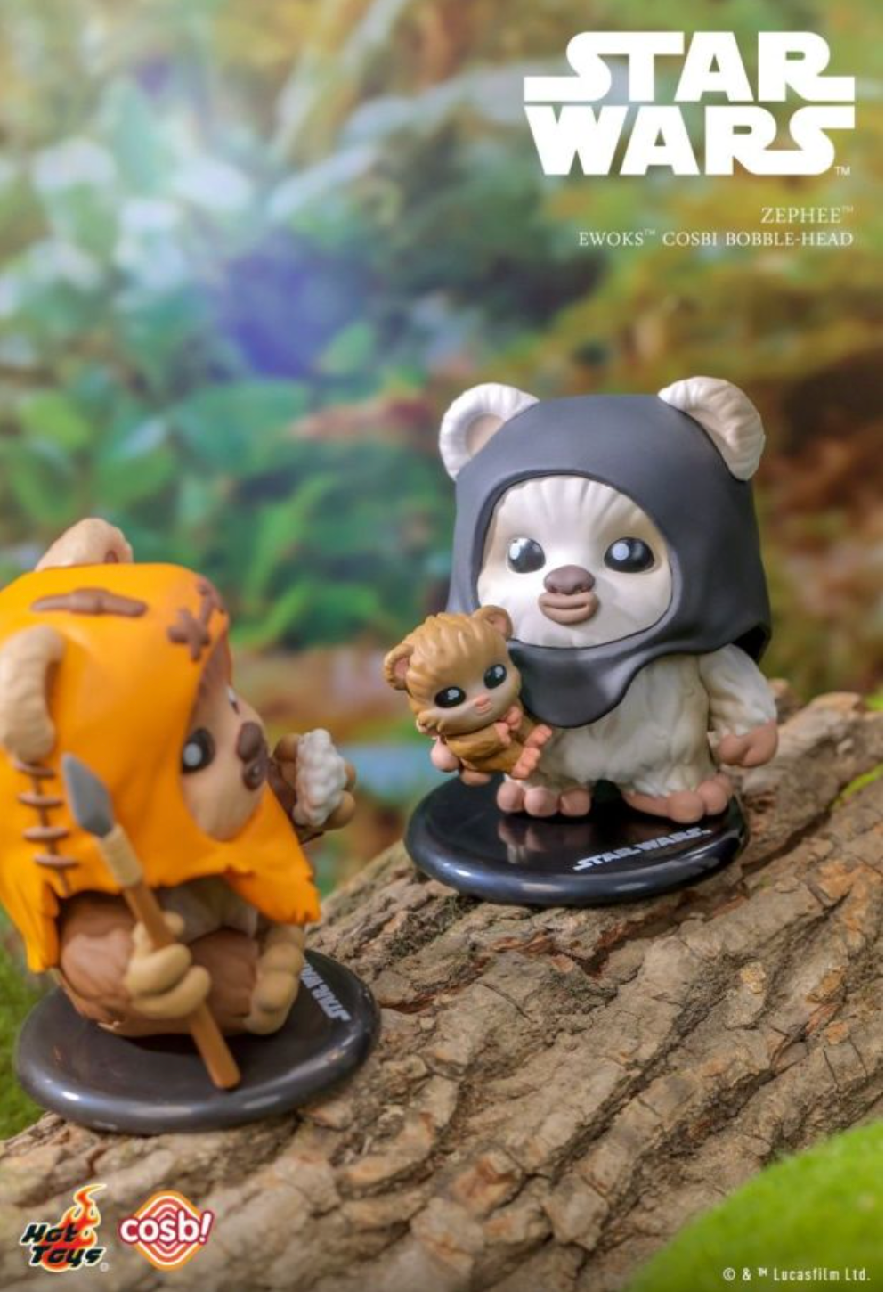 Star Wars - Ewok Cosbi Bobble-Head (Display of 8)