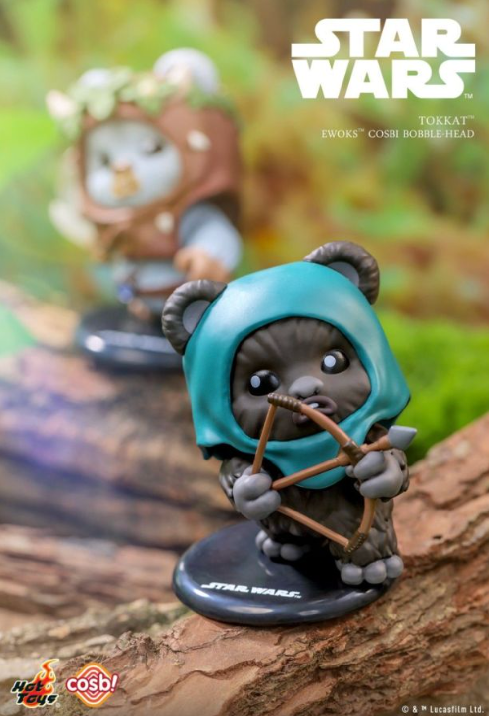 Star Wars - Ewok Cosbi Bobble-Head (Display of 8)