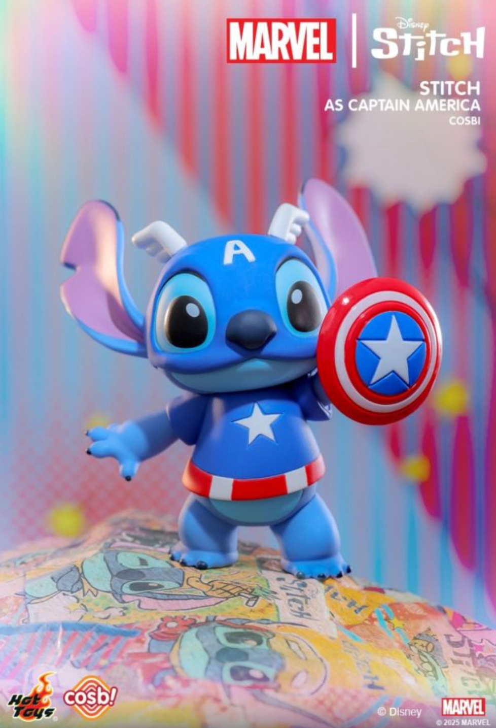 Marvel Comics - Stitch as Marvel Characters Cosbi Collection (Display of 8) Pre-order