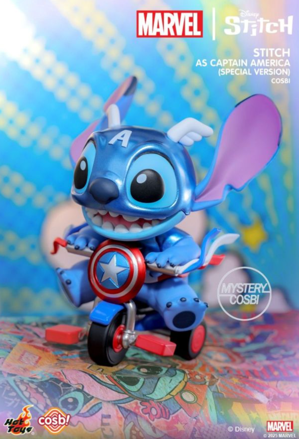 Marvel Comics - Stitch as Marvel Characters Cosbi Collection (Display of 8) Pre-order