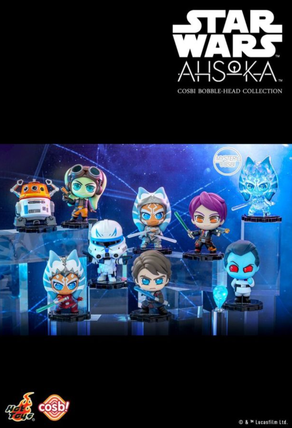 Star Wars: Ahsoka - Cosbi Collection (Display of 8) Pre-Order
