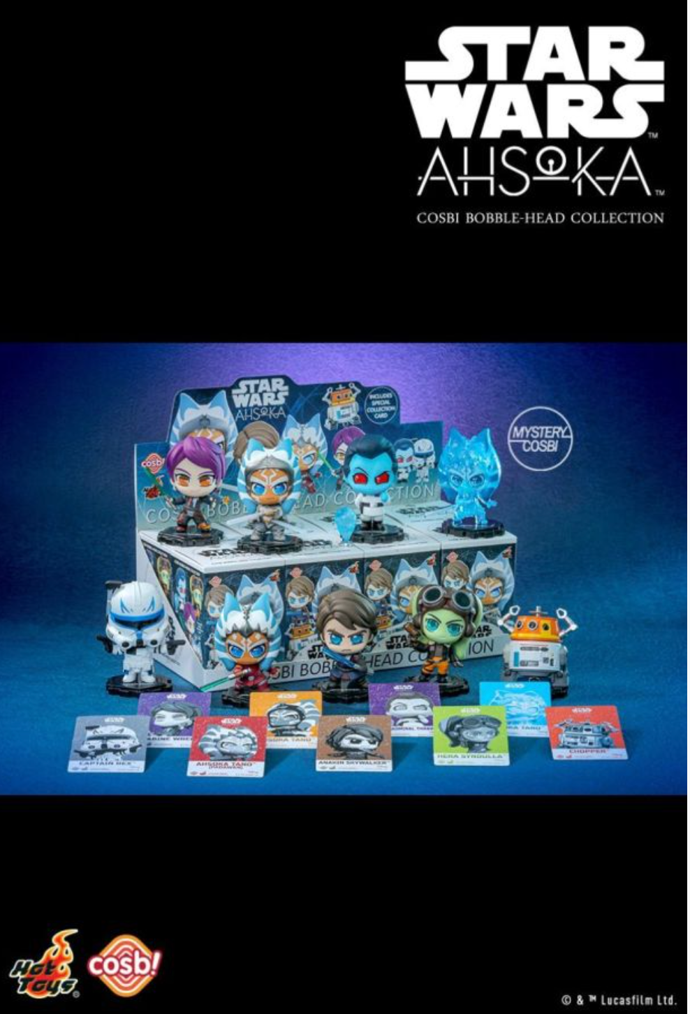 Star Wars: Ahsoka - Cosbi Collection (Display of 8) Pre-Order