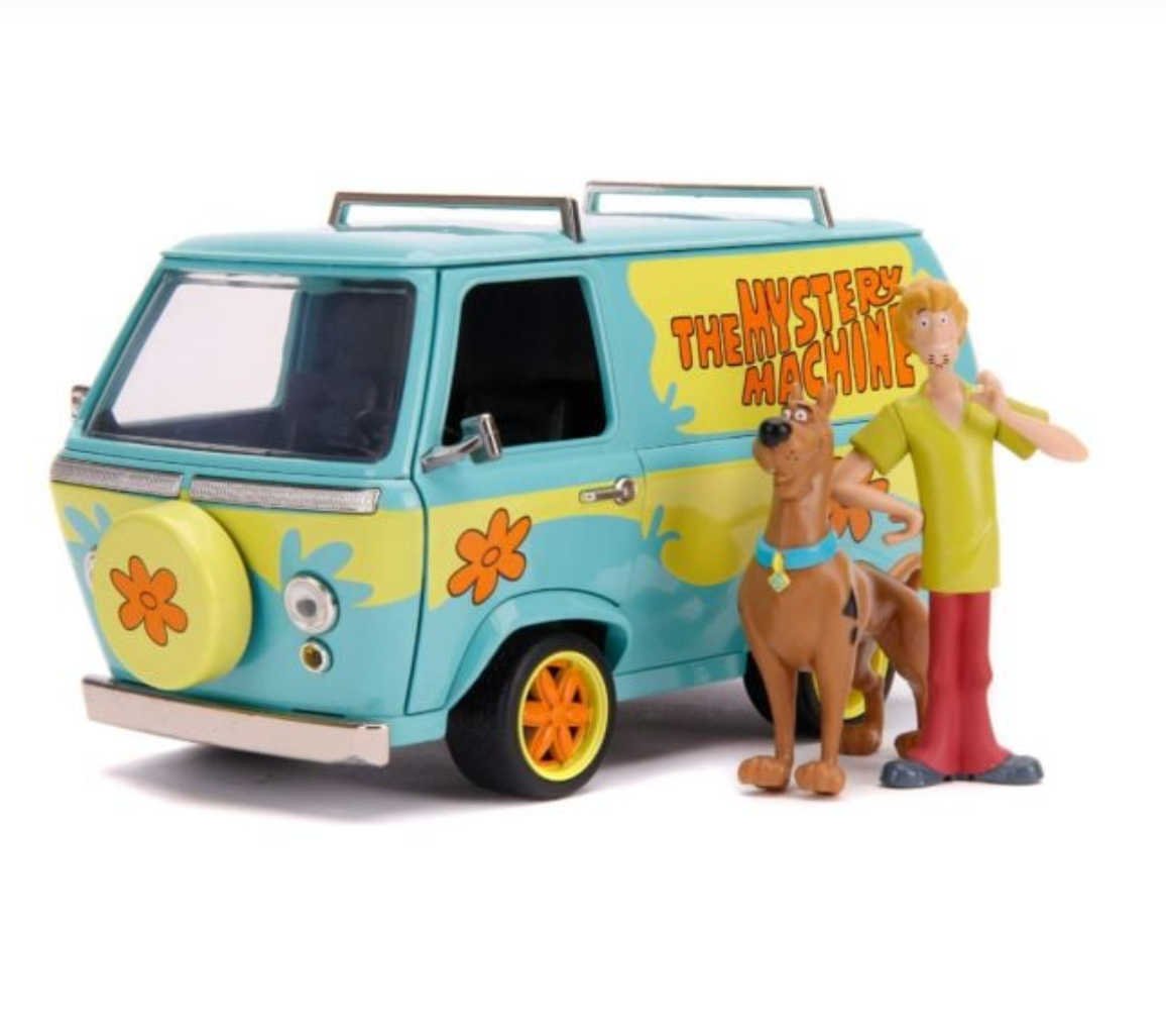 Scooby Doo - Mystery Machine with Figure 1:24 Scale Hollywood Ride