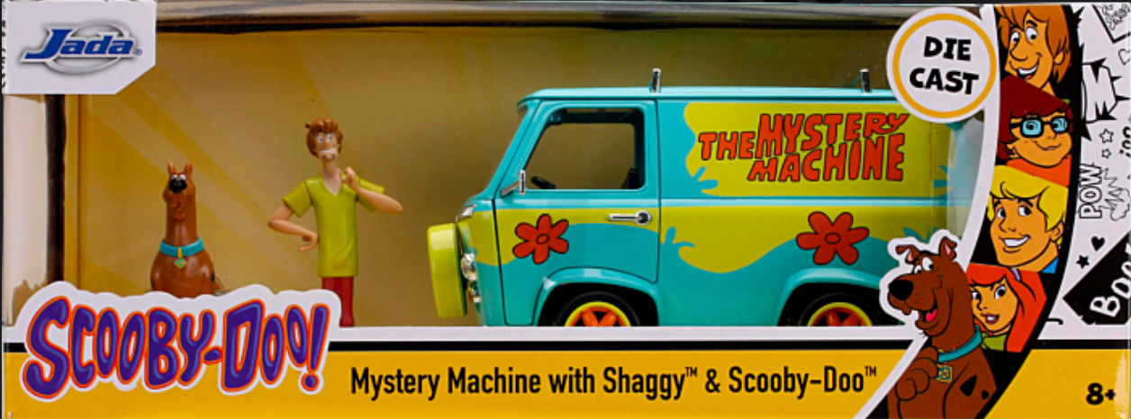 Scooby Doo - Mystery Machine with Figure 1:24 Scale Hollywood Ride