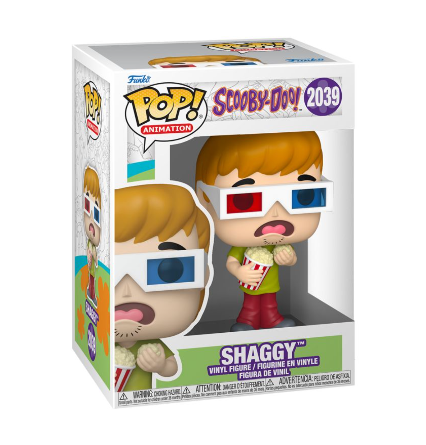 Scooby Doo - Shaggy (with 3D Glasses) Pop! Vinyl