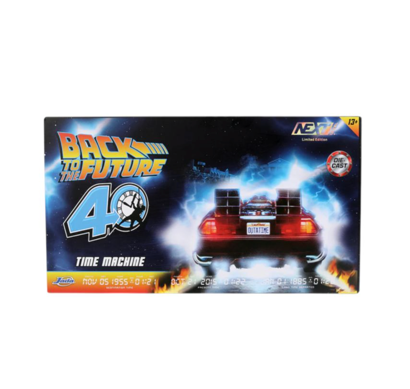 Back to the Future - Delorean (Chrome) 1:24 Scale Diecast Vehicle