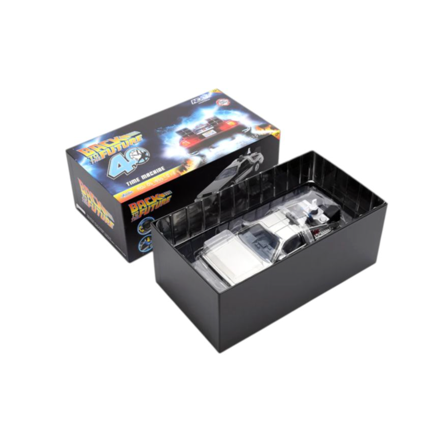 Back to the Future - Delorean (Chrome) 1:24 Scale Diecast Vehicle