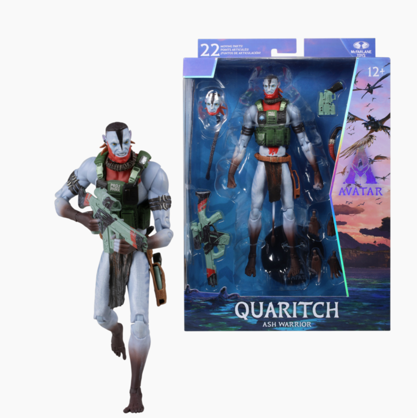 Avatar: Fire and Ash - Recom Quaritch (Warrior) 7" Action Figure