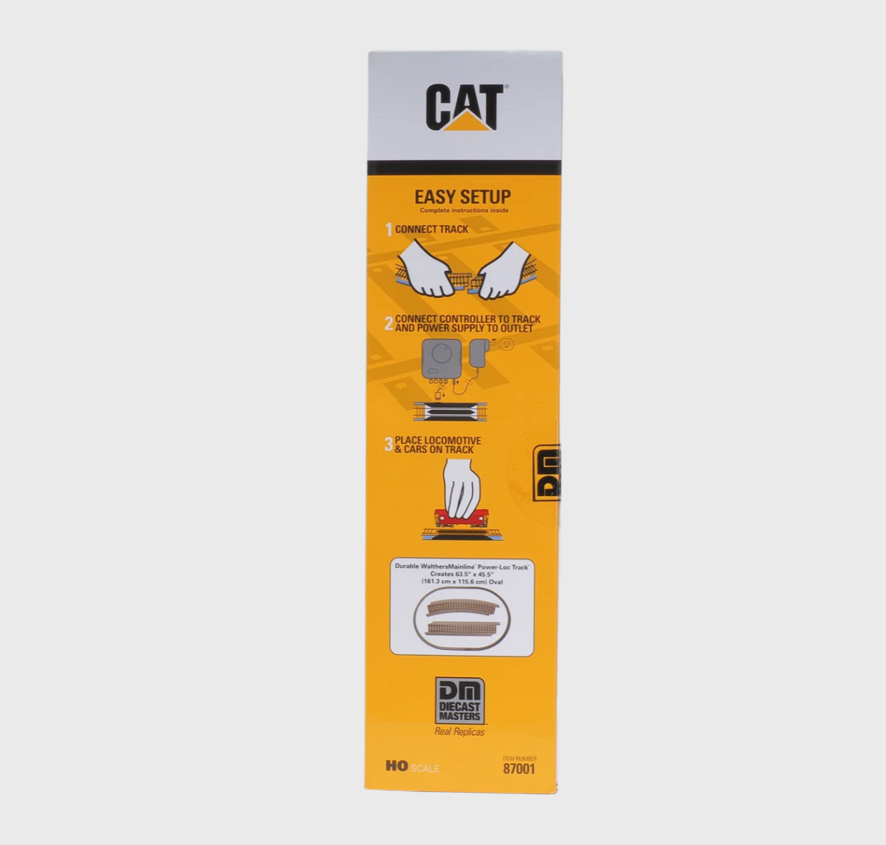 Caterpillar Progress Rail HO Train Set