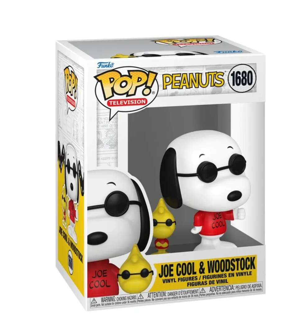 Peanuts - Joe Cool with Woodstock Pop! Vinyl