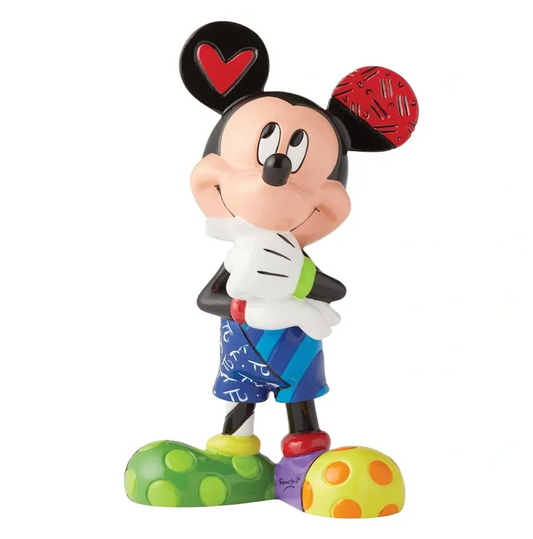 Disney Britto Thinking Mickey Mouse Small Figurine