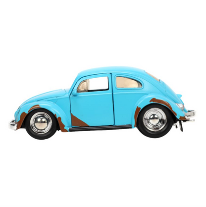 Lilo & Stitch - VW Beetle (Blue) 1:32 Scale with Stitch MetalFig