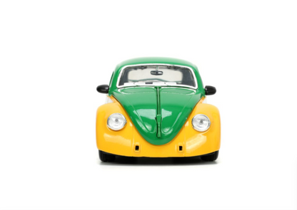 Teenage Mutant Ninja Turtles (TV 1987) - VW Beetle with Michelangelo 1:24 Scale