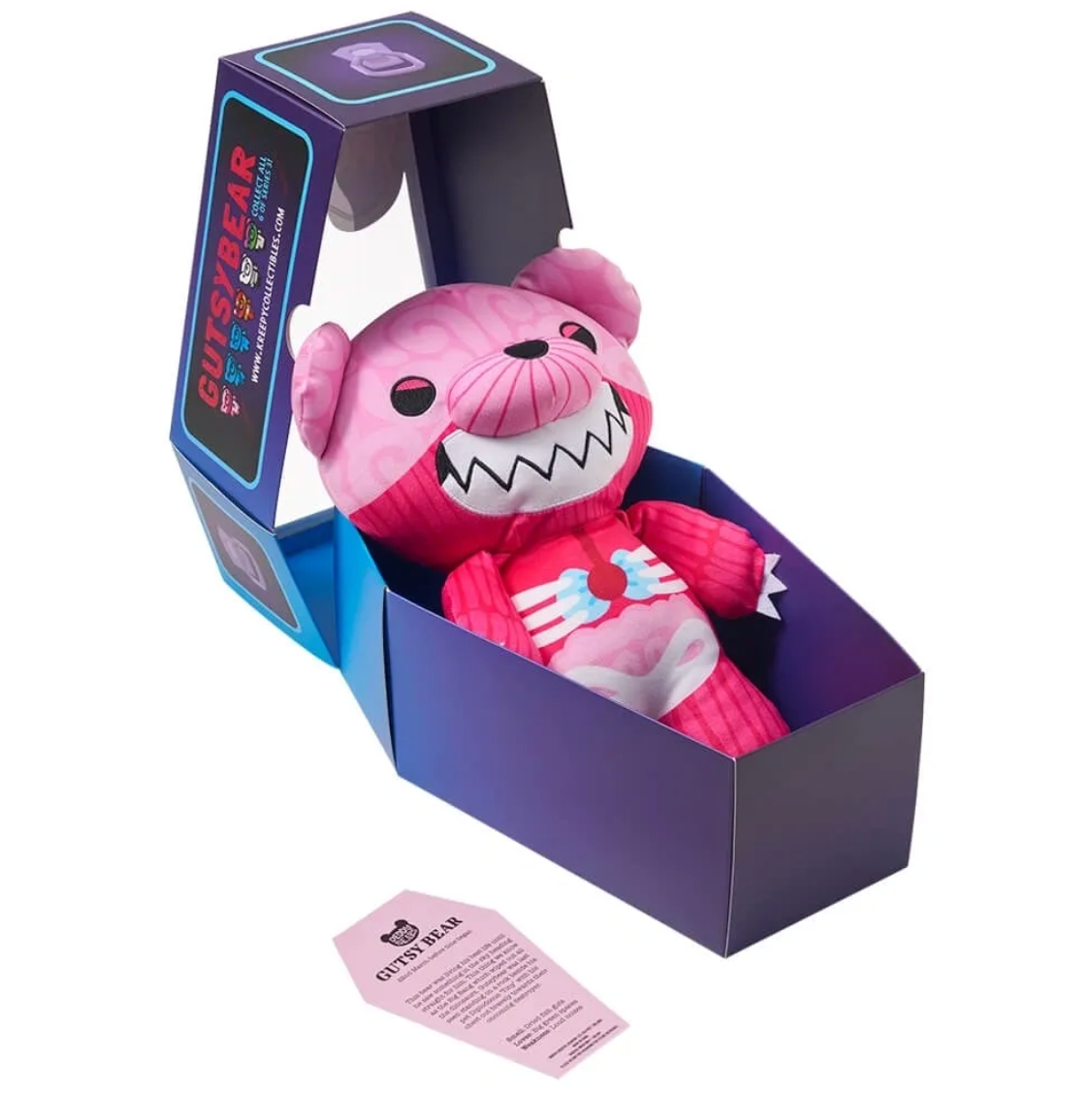 DEDDY BEARS SERIES 3 PLUSH IN COFFIN - GUTSYBEAR