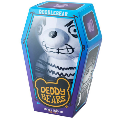 DEDDYS BEAR SERIES 3 PLUSH IN COFFIN - DOODLEBEAR