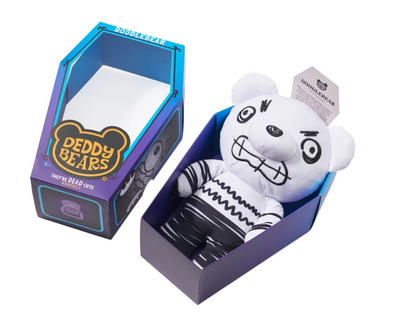 DEDDYS BEAR SERIES 3 PLUSH IN COFFIN - DOODLEBEAR