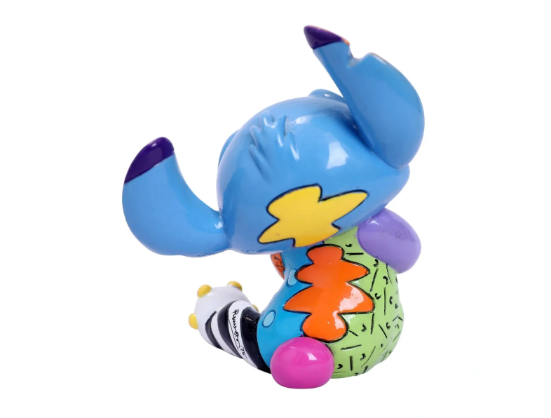 DISNEY BRITTO STITCH SITTING FIGURINE - MINI