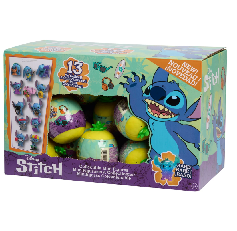 Stitch Collectible Mini Figure Capsules Assorted