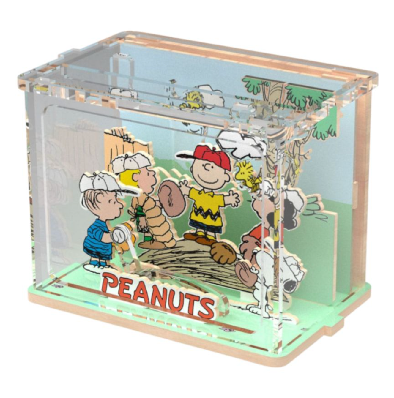Peanuts - Snoopy Baseball Time DIY Mini Scene (47 Pcs) PRE-ORDER