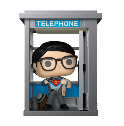DC Comics - Superman in Phone Booth US Exclusive Pop! Deluxe