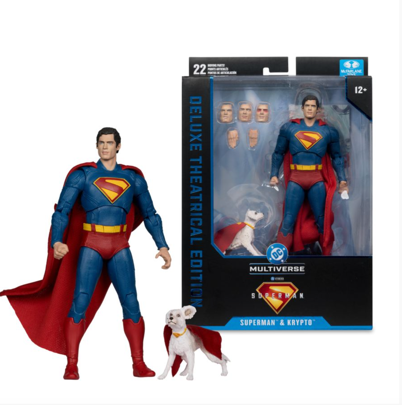 Superman (2025) - Superman with Krypto 7" Deluxe Figure